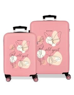 3941421 ABS LUGGAGE SET 2/55-65CM. 4W. MOVOM LUGGAGE NUDE